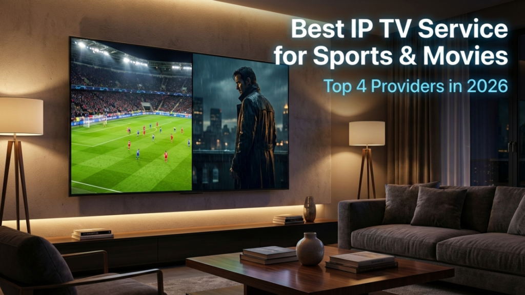 Best IP TV Service for Sports & Movies: Top 4 Providers in 2026