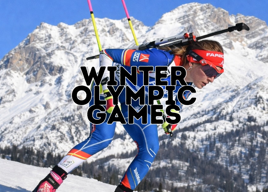 Winter Olympic games flyer