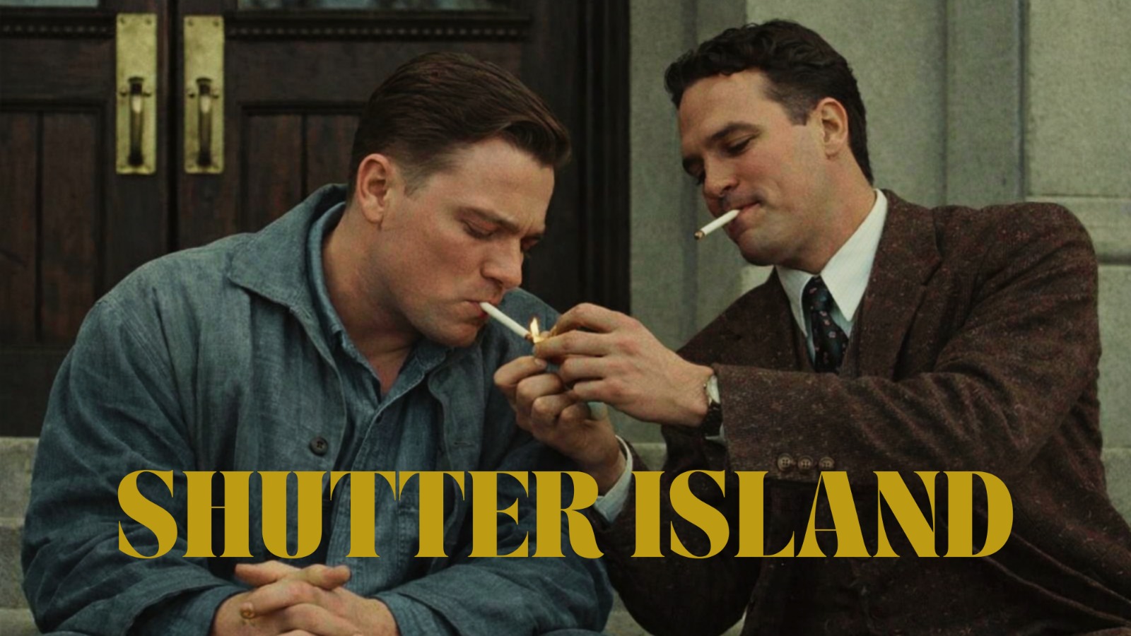 The movie displayed image of the shutter island