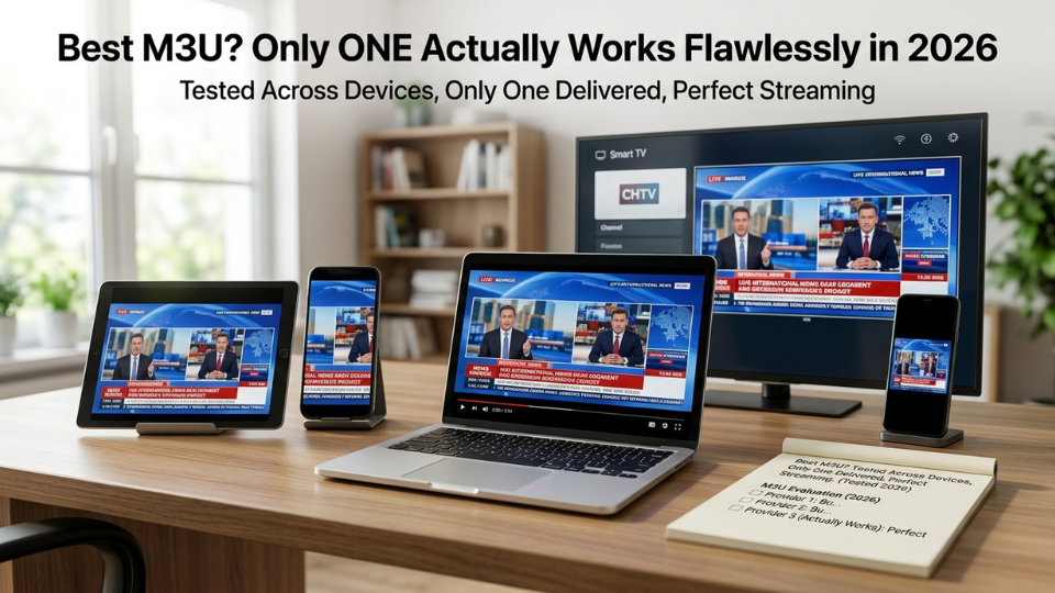 Best M3U streaming flawlessly across multiple devices in 2026