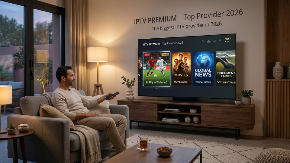 Streaming experience from the biggest IPTV provider in 2026