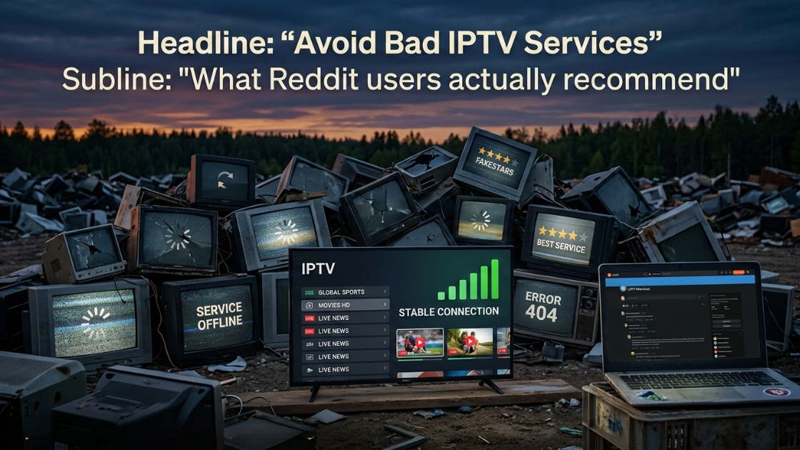 How to avoid bad services? best IPTV provider Reddit suggests