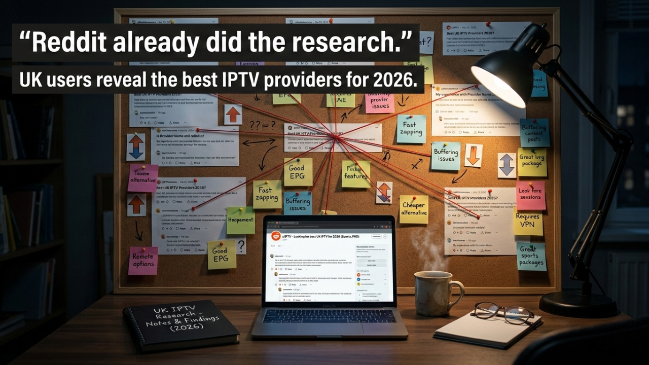 Best IPTV provider UK Reddit users actually recommend